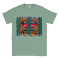 Sage sunflower serape brush stroke Classic Tee - Artiststas