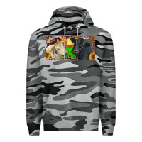 Slate Camo Charolais Bull And Black Angus Bull With Farm Premium Hoodie - RanaPortraitStore
