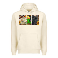 Tofu Charolais Bull And Black Angus Bull With Farm Premium Hoodie - RanaPortraitStore