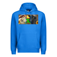 True Royal Charolais Bull And Black Angus Bull With Farm Premium Hoodie - RanaPortraitStore