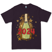 Plum sparkly champagne Premium Tee - MaliasSmallBusiness