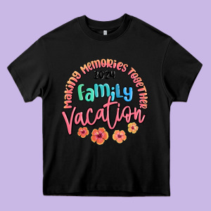 Making Memories Together Family Vacation 2024 Heavy Core Tee Designed By Maliassmallbusiness
