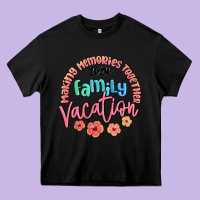 Making Memories Together Family Vacation 2024 Heavy Core Tee Designed By Maliassmallbusiness