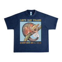Navy Let's Eat Trash & Get Hit By A Car Urban Heavy Tee - Bettercallsaul