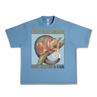 Pebble Blue Let's Eat Trash & Get Hit By A Car Urban Heavy Tee - Bettercallsaul