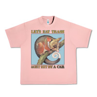 Salmon Let's Eat Trash & Get Hit By A Car Urban Heavy Tee - Bettercallsaul