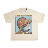 Sandshell Let's Eat Trash & Get Hit By A Car Urban Heavy Tee - Bettercallsaul