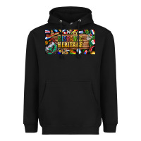 Black hispanic heritage license plate Heavyweight Hoodie - BundleAndBundleShop