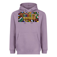 Lavender hispanic heritage license plate Heavyweight Hoodie - BundleAndBundleShop