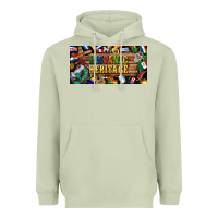 Matcha hispanic heritage license plate Heavyweight Hoodie - BundleAndBundleShop