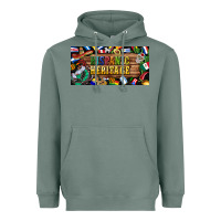 Sage hispanic heritage license plate Heavyweight Hoodie - BundleAndBundleShop