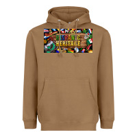 Toasted Coconut hispanic heritage license plate Heavyweight Hoodie - BundleAndBundleShop