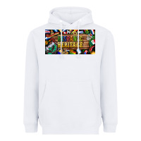 White hispanic heritage license plate Heavyweight Hoodie - BundleAndBundleShop