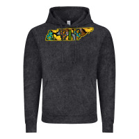 Vintage Arctic Western Tenessee Map Sunflower Pattern Vintage Hoodie - Bettercallsaul