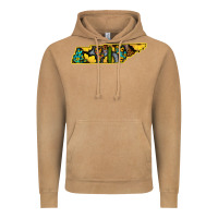 Vintage Camel Western Tenessee Map Sunflower Pattern Vintage Hoodie - Bettercallsaul