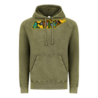 Vintage Olive Western Tenessee Map Sunflower Pattern Vintage Hoodie - Bettercallsaul
