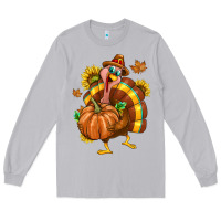 Moon Dust Thanksgiving Turkey Long Sleeve Tee - texasbilliewilder