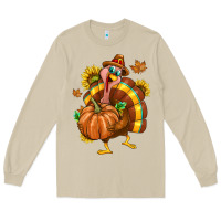 Mushroom Thanksgiving Turkey Long Sleeve Tee - texasbilliewilder