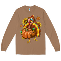 Toasted Coconut Thanksgiving Turkey Long Sleeve Tee - texasbilliewilder