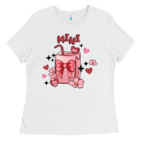 White mini coffee cups Ladies Tee - MaliasSmallBusiness