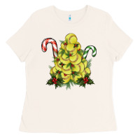 Bone softball christmas tree Ladies Tee - RanaPortraitStore