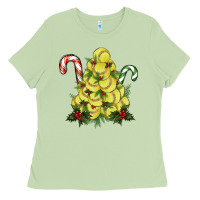 Matcha softball christmas tree Ladies Tee - RanaPortraitStore