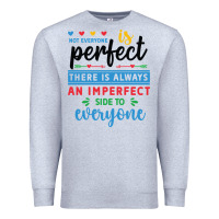 Heather Grey Not everyone is perfect. There is always an imperf Premium Sweatshirt - CowhideDigitalArt