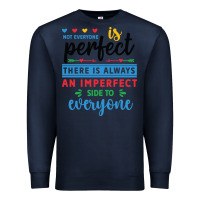 Navy Not everyone is perfect. There is always an imperf Premium Sweatshirt - CowhideDigitalArt