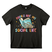 Asphalt books are my social life Heavy Core Tee - MaliasSmallBusiness