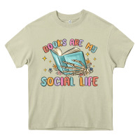Mossy books are my social life Heavy Core Tee - MaliasSmallBusiness