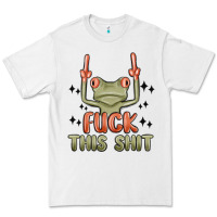 White fuck this shit Premium Tee - MaliasSmallBusiness