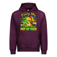 Mauve Wine you're my pot of gold Urban Hoodie - Artiststas