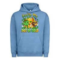 Pigment Pebble Blue you're my pot of gold Urban Hoodie - Artiststas