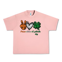 Salmon peace love st patrick's day Urban Heavy Tee - Bettercallsaul