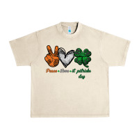 Sandshell peace love st patrick's day Urban Heavy Tee - Bettercallsaul