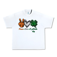 White peace love st patrick's day Urban Heavy Tee - Bettercallsaul