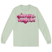 Matcha Badass warrior Breast Cancer Long Sleeve Tee - NancyCooperArtShop