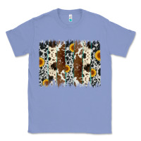 Colony Blue sunflower cowhide brush stroke Classic Tee - Artiststas