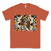 Copper sunflower cowhide brush stroke Classic Tee - Artiststas