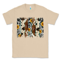 Mushroom sunflower cowhide brush stroke Classic Tee - Artiststas