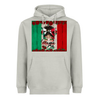 Mexican Messy Bun Mamacita Heavyweight Hoodie | Teevron