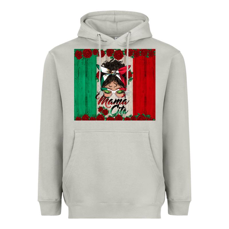 Mexican Messy Bun Mamacita Heavyweight Hoodie by BundleAndBundleShop | Teevron