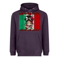 Plum mexican messy bun mamacita Heavyweight Hoodie - BundleAndBundleShop