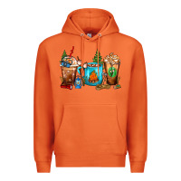 Carrot Camping Coffee Cups Premium Hoodie - FaDigitalArtStudio