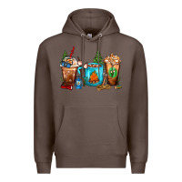 Coffee Camping Coffee Cups Premium Hoodie - FaDigitalArtStudio
