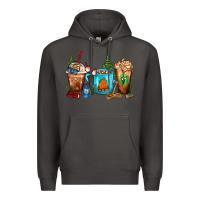 Smoke Camping Coffee Cups Premium Hoodie - FaDigitalArtStudio