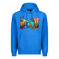 True Royal Camping Coffee Cups Premium Hoodie - FaDigitalArtStudio