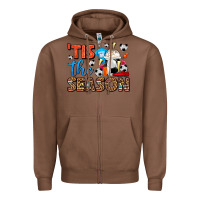 Chestnut tis the season  soccer  frappe coffee Zipper Hoodie - FaDigitalArtStudio
