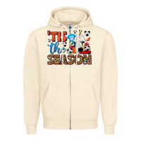 Sandshell tis the season  soccer  frappe coffee Zipper Hoodie - FaDigitalArtStudio