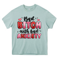 Arona bad bitch with bad anxiety Heavy Core Tee - MaliasSmallBusiness